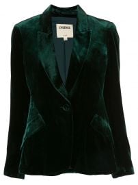 L  x27 Agence Chamberlain velvet blazer Chamberlain velvet blazer at Farfetch